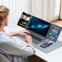 Portable 16 pouces étendu trois moniteurs ordinateur portable LCD IPS empreinte digitale déverrouiller ordinateurs portables ordinateur Core I7 1 to SSD HDD 16GB DDR4