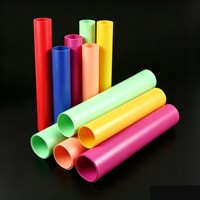 Plaque en plastique modifiée PP PET PVC de couleur unie, résistante à la chaleur et transformable, pour la fabrication de papeterie