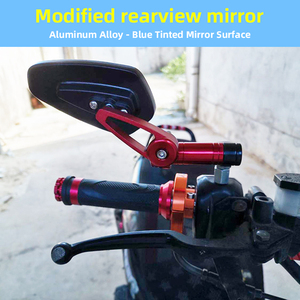 Rétroviseur de moto en alliage d'aluminium anti-éblouissement 360° °   Rotatif universel pour vélo électrique et trottinette - Product Image 4