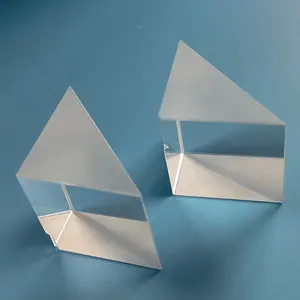 K9 Glass 7*7*7mm 10mm 20mm 25mm Three Surfaces Polished Right Angle Prisms Reflective Mirror Coating Triangle Prism
