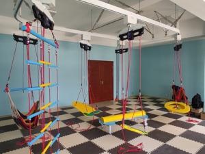 Sistema de Terapia de Suspensión para <span class=keywords><strong>Fisioterapia</strong></span> Pediátrica, Equipo de Entrenamiento de Ejercicios con Eslinga para Niños - Product Image 1