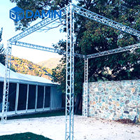 Structure en aluminium pour scène, station DJ, structure métallique pour événements extérieurs, écran LED, système de levage au sol
