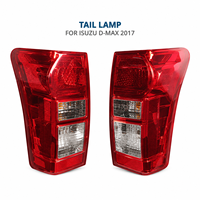 Feu arrière rouge en ABS PC pour Isuzu D-MAX 2017-2019, ensemble de feux arrière d'usine NAFU pour pick-up, accessoires de feux de camionnette