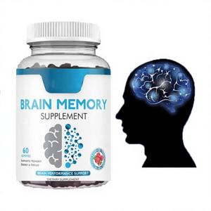 Complément alimentaire pour la mémoire cérébrale pour adultes ASAP OEM sous forme de bonbons gélifiés avec Alpha GPC, vitamine B6, vitamine B12 et phosphatidylsérine - Product Image 1