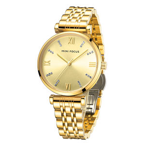 <span class=keywords><strong>Reloj</strong></span> de Pulsera para Mujer <span class=keywords><strong>Mini</strong></span> <span class=keywords><strong>Focus</strong></span> MF0335L, Marca de Lujo, Dorado, Moderno, con Brazalete - Product Image 4