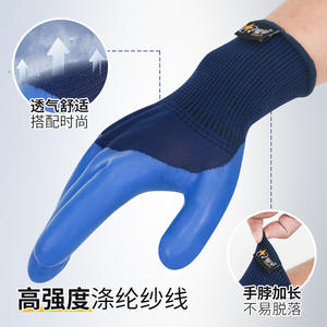 ถุงมือกันบาด Xingyu รุ่น A698 เคลือบไนไตรล์ 13 เย็บ ทนทานต่อการสึกหรอ กันลื่น เหมาะสำหรับงานก่อสร้าง - Product Image 3