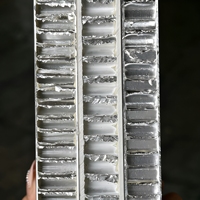 Panneau sandwich alvéolaire en aluminium ignifuge et écologique anti-moisissure avec garantie de 5 ans pour revêtement de façade de bâtiment et mur-rideau