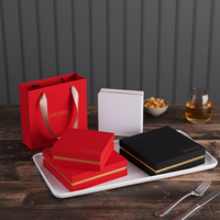 Boîte cadeau IMEE simple et de haute qualité au toucher agréable, en carton doré, avec 9/16/25 compartiments pour chocolats, logo personnalisé disponible