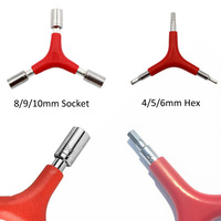 Clé triangulaire hexagonale en forme de Y de 4mm 5mm 6mm pour vélo, planche à roulettes, scooter