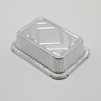 Barquette rectangulaire jetable en aluminium écologique, compatible micro-ondes, pour barbecue, plats à emporter, plats gratinés et cuisson du poisson