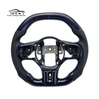 Volante de Fibra de Carbono con Fondo Plano de Diseño Personalizado ECR de Ever-Carbon Racing para Mitsubishi Lancer EVO 10