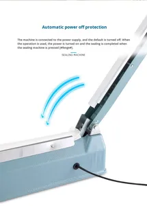 Máquina de Sellado Térmico Semiautomática Eléctrica Tipo PFS 300I para Bolsas de Plástico para Alimentos, Fácil de Operar, Longitud Máxima de Sellado de 30 cm, Pequeña - Product Image 5