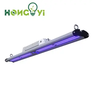 Manual Dimmer LED Grow Light 30W 2FT UVA/UVA+UVB Spectrum Bar Light For Planting