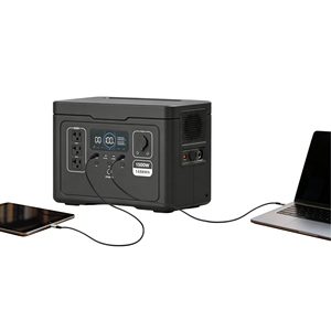 สถานีพลังงานสำรองกลางแจ้ง 1500W LiFePO4 ลิเธียม พร้อมแผงโซลาร์เซลล์ สำหรับตั้งแคมป์ ใช้ในบ้าน พกพาสะดวก - Product Image 2