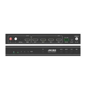 4x1 HDMI Splitter chuyển đổi 4 cổng 4 trong 1 ra HDMI 1.4 Splitter khuếch đại HDCP 4K x 2K hiển thị kép