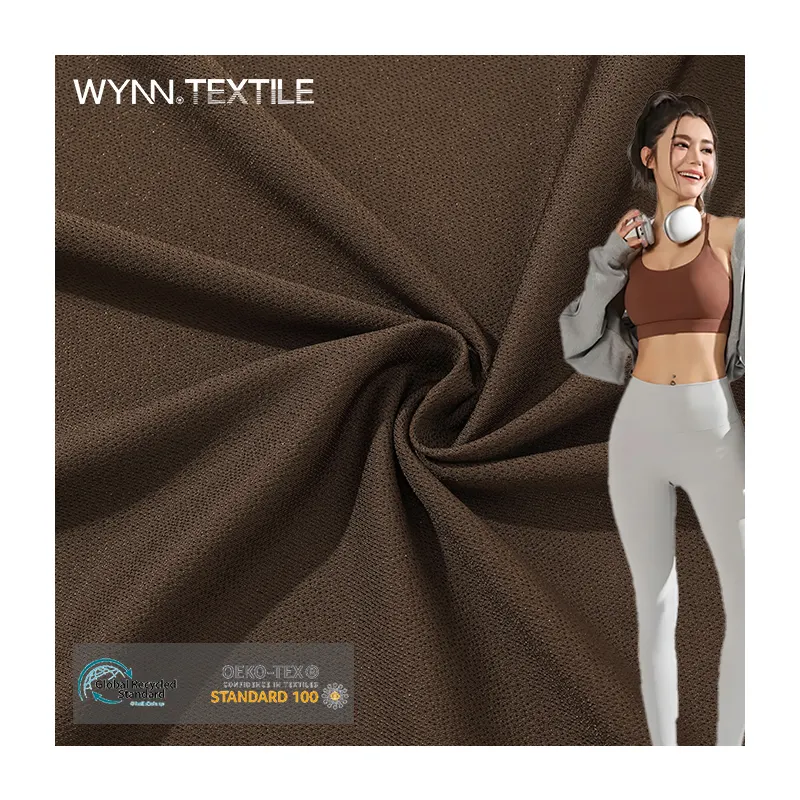Double-sided ant pattern Lightweight 140G nylon 73.6%/ Spandex 26.4% underwear fabric