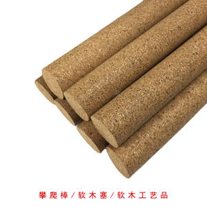 Palos de corcho redondos ecológicos de madera suave para artesanías, palos de escalada para animales pequeños, tapones de botella con logo personalizado - Product Image 3