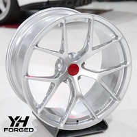 Jantes forgées Custom Diamond Silver DS 5x120 5x112 FI-R EVO 18/19/20/21/22 pouces légères pour voitures de course BMW Mercedes Audi