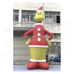 20feet Tall Giant Xmas <strong>Inflatable</strong> Christmas <strong>Grinch</strong> for Christmas Yard Decoration <strong>Inflatable</strong> Green Monster <strong>Grinch</strong> - Product Image 3