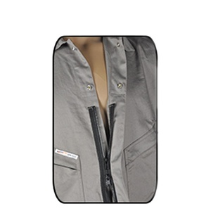 Combinaison de <span class=keywords><strong>travail</strong></span> pour hommes de haute qualité en polyester/coton, résistante au feu, conforme à la norme ANSI Classe 2, vêtements de sécurité avec logo personnalisé pour les travaux de construction - Product Image 4