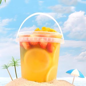 Bocal en plastique transparent personnalisé PP micro-ondable bol à soupe 8/12/32/24/16oz bac alimentaire jetable inviolable Deli conteneur avec couvercle - Product Image 6