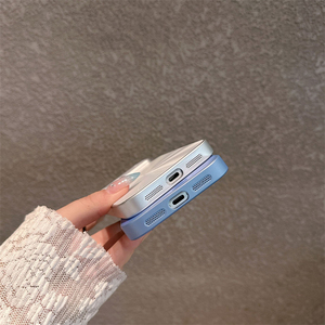 เคสโทรศัพท์ลายเลเซอร์หรูหรา เงาแบบออโรร่า สำหรับ iPhone 18 17 16 15 14 13 Pro Max  วัสดุ PC แข็ง  แบบแม่เหล็ก - Product Image 6