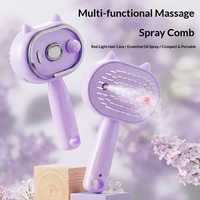 Peigne de massage multifonctionnel à pulvérisation, atomiseur électrique volumisant, démêlant, masseur à coussin d'air, peigne pulvérisateur explosif