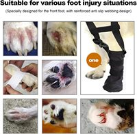 Protège-pattes pour chien avec sangle de cou et bretelles, imperméable, antidérapant, résistant à l'usure, pour la récupération