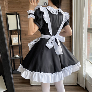 ハロウィン コスプレ アニメ メイド服 レディース 大きいサイズ パーティードレス エプロン メイド コスチューム 日本のかわいいロリータ パーティーユニフォーム - Product Image 6