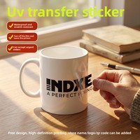 Autocollant de transfert transparent personnalisé, amovible, sans résidu, en vinyle, logo en forme d'hexagone, marque Borjie, étiquette d'emballage imperméable