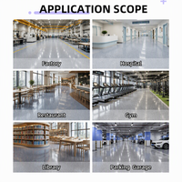 Cat Epoxy Berbasis Air dari Produsen Langsung, Pelapis Cair Self-Leveling, Tahan Aus, untuk Lantai Komersial Dalam Ruangan