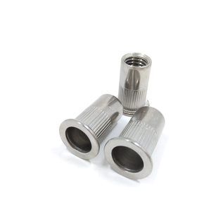 Hạt đinh tán bằng thép không gỉ với hạt đinh tán Đầu phẳng với cơ thể có khía M3 * 10 - Product Image 6