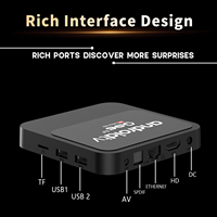 Boîtier TV intelligent Q96 V06 Android 14, lecteur multimédia 4K/8K UHD avec HDR10+, streaming double Wi-Fi