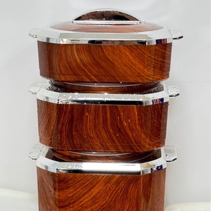 Offre Spéciale : Lot de 3 Boîtes <span class=keywords><strong>Repas</strong></span> Isothermes Carrées en Acier Inoxydable à Triple Compartiment, Isolation 16 Heures, Anti-Fuite et Scellées - Product Image 1