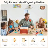 Wainlux K10+ Máquina de Grabado Láser Micro Mini Económica para Etiquetas, Silicona y Etiquetas de Oreja con Imágenes