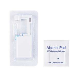 Kit Profissional de Piercing Descartável Estéril de Plástico para Nariz e Orelha com Pistola, Anéis de Nariz Grátis, Banhado a Prata/Ouro - Product Image 4