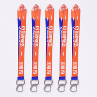 Lanière personnalisée écologique en polyester/nylon pour porte-badge, porte-clés, téléphone, avec libération rapide, impression de logo en gros, durable, couleur Pantone