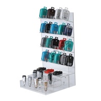 Nouveau design de présentoir de chargeur de voiture en acrylique support d'affichage de chargeur d'accessoires de téléphone portable en plexiglas