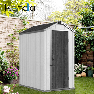 <span class=keywords><strong>Caseta</strong></span> de Jardín de Resina Resistente 4x4, Directo de Fábrica, Impermeable, Resistente a los Rayos UV, con Puerta con Cerradura y Fácil Montaje - Product Image 2