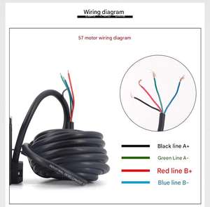 มอเตอร์สเต็ปเปอร์57ตัว2.8N มอเตอร์สเต็ป<span class=keywords><strong>57BYG250H</strong></span> แรงบิดสูงตัวเรือนสี่สายสองเฟส112มม - Product Image 5
