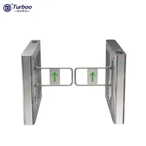 Automatic Security Turnstile Qr Code Reader Fast Speed Gate With Access Control Swing Turnstile Barrier Gates For Gym