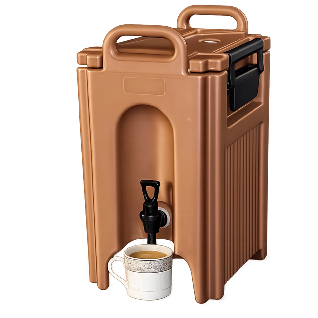 20L Commercial Insulated Beverage Dispenser with Faucet | Thermal Beverage Carrier Food Grade PE & PU Foam Hot/Cold
