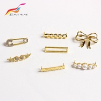 Vente en gros des derniers charmes de lacets de chaussures en métal de luxe, or et argent, papillon, rose, pour baskets
