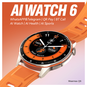 <span class=keywords><strong>Reloj</strong></span> <span class=keywords><strong>Inteligente</strong></span> Microwear Premium AI WATCH 6 con Pantalla HD de Visión Completa, <span class=keywords><strong>NFC</strong></span>, Asistente IA, Llamadas Bluetooth, 500 Esferas, Uso Diario para Hombres y Mujeres - Product Image 2