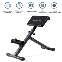 Banc AB réglable en acier de haute qualité, hyperextension, exercice abdominal, chaise romaine pour la maison et la salle de sport, machines pour le dos