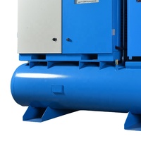 Compresseur d'air à vis à vitesse fixe 4-en-1 électrique silencieux 7,5KW/11KW/15KW haute pression, moteur à air refroidi par air, nouvelle technologie