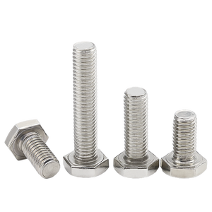 Stainless Steel Hex Head <strong>Bolts</strong> CLASS 4 Grade UNC Thread with <strong>Plain</strong> Finish and Nut - Product Image 2