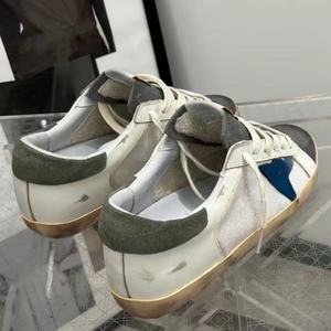 Zapatillas de Lujo de Diseñador con Estrellas Blancas, Transpirables, Antideslizantes, Cómodas, Estilo Urbano, Tendencia de Moda, Doradas con Efecto Desgastado - Product Image 5