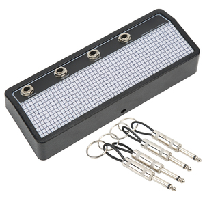Boîte de rangement pour fiches de <span class=keywords><strong>guitare</strong></span>, <span class=keywords><strong>support</strong></span> mural pour <span class=keywords><strong>amplificateur</strong></span> de <span class=keywords><strong>guitare</strong></span>, <span class=keywords><strong>support</strong></span> pour clés avec 4 porte-clés - Product Image 4
