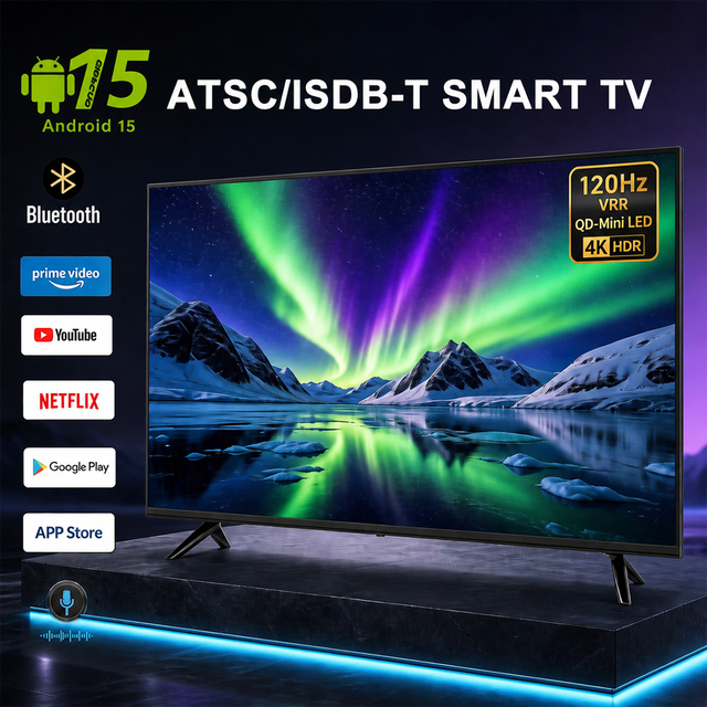 Big Screen Led Tv 100 Inch TV 4K UHD HDR Large Screen Smart TV LED QLED Android Television for Home Theater Commercial Use